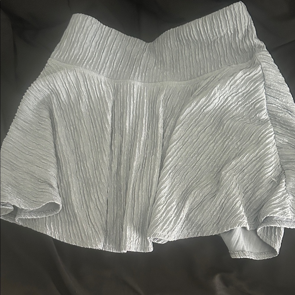 New Mix Silver A-Line Skirt